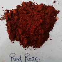 Red Rose Colored Clay Powder