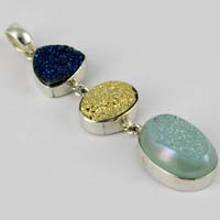 Druzy Pendants