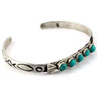 Engraving Work Turquoise Free Size 925 Sterling Silver Bangle