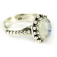 Tide Rainbow Moonstone Sterling Silver Ring