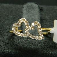 Gold Heart Shaped Ring