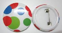 Button Badges With Pins