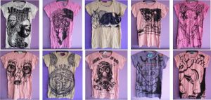 Ladies Round Neck T-Shirts