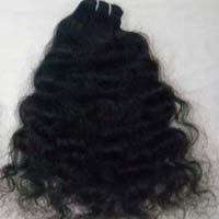 Natural curly hair from indian temple