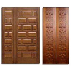 WOODEN PANELED DOORS