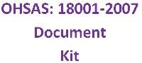 Ohsas :18001-2007 Document Kits