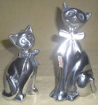 Aluminium Cat Sculptures - (3055)