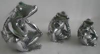 Aluminium Frog Sculpture - (3199)