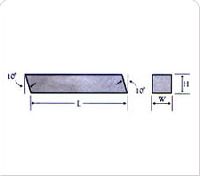 Square Ground Tool Bits