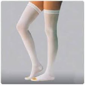 Anti-embolism stockings thigh length