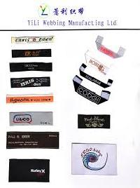computerised woven labels and garments accessories