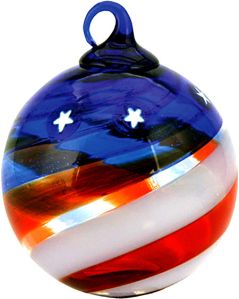 GLASS EYE STUDIO STAR SPANGLED ORNAMENT