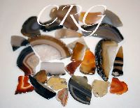 NATURAL TUMBLED AGATE SLICES