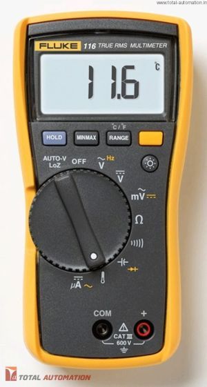 Multimeter with Temperature & Microamps