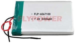 Lithium Battery 7.4V 5000mAh Rechargeable Battery Pack