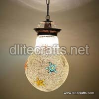Bulb Shape Glass Mosaic Hanging