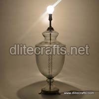 Glass Clear Table Lamp
