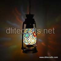 Glass Color Mosaic Lantern