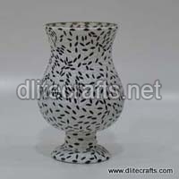 Glass Mosaic Work Candle Holder