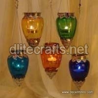 Glass T-Light Hangings