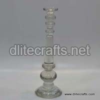 GlassClear  Candle Stand