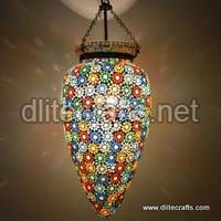 Mosaic Color Glass Hanging