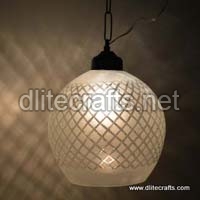 Mosaic Glass Hanging Lamps