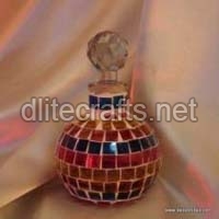 Mosaic Glass Perfume Bottle And Decanter