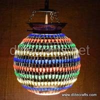 Multi Color Mosaic Glass Hanging