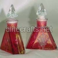 Silver Glass Perfume Bottle And Decanter