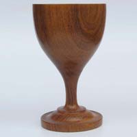 designer wood goblets