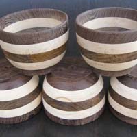 Segmented Wooden Bowls Set