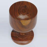 Wooden  Chalice Glass