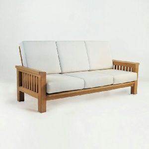 wooden sofa