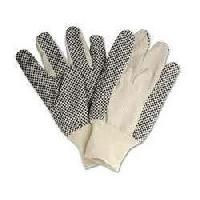 pu dotted hand gloves