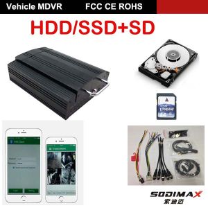 HDD Mobile DVR With 3G+wifi+GPS