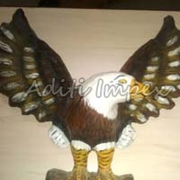 Handicraft Leather Eagle Sculpture