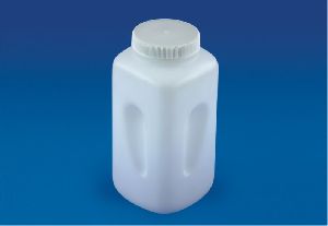 Polypropylene Wide Mouth Square Bottle