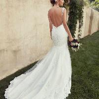 flare wedding dress