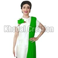 Wonderful Green Colored Embroidered  Straight Suit