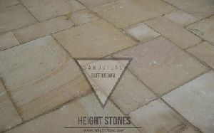 BUFF BROWN SANDSTONE TILES SLABS