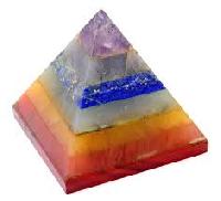 7 Chakra Healing Power Gemstone Pyramid