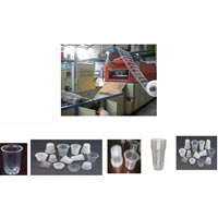 Fully Automatic Disposal Plastic Glass Making Machine