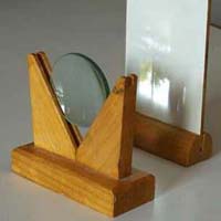 wooden lens holder