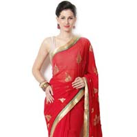 Faux Chiffon Sarees