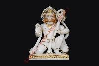 White Marble Hanuman Statue