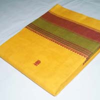 Handwoven cotton saree