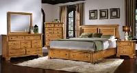Solid wood bedroom furniture