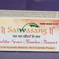 Satwasang Golden Kesar Chandan Cleanser Soap