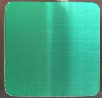 Green Hairline Stainless Steel Designer Sheet